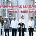 Presiden Jokowi Resmikan Pabrik minyak Makan Merah Di Kawasan Pagar Merbau,Kabupaten Deli Serdang