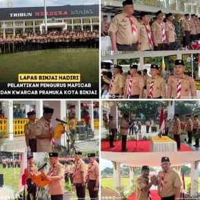 Lembaga Pemasyarakatan Kelas-ll A Binjai  Adakan Acara Pelatihan Gerakan Pramuka