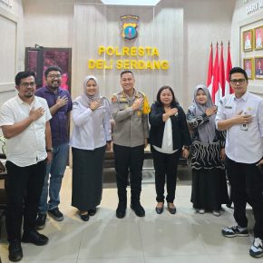Sinergitas Sukseskan Pilkada Serentak 2024, Kapolresta Deli Serdang Terima Audensi Dari KPU Deli Serdang