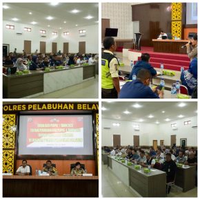 Polres Pelabuhan Belawan Gelar Sosialisasi Perpol I Tahun 2023 tentang Pengamanan Swakarsa