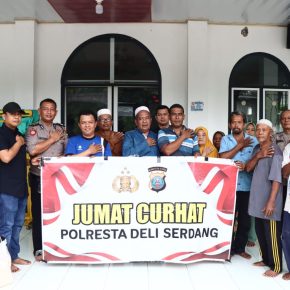Dengarkan Langsung Keluhan Masyarakat, Polresta Deli Serdang Rutin Gelar Kegiatan Jumat Curhat