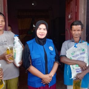 Memperingati HUT RI Ke 79, Relawan Wak Young Dan HNSI Medan Berbagi