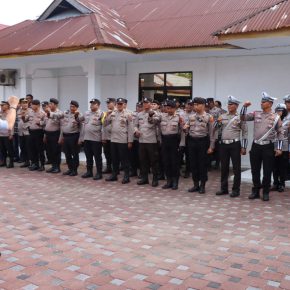Polresta Deli Serdang Laksanakan Pengamanan Pendaftaran Paslon Bupati-Wakil Bupati Pilkada 2024