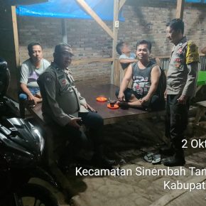 Tekan Angka Kriminal Yang Kian “Menanjak”, Polres Deli Serdang Cek Titik Pos Ronda Malam
