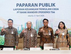Bank Mandiri Catat Laba Bersih Rp15,4 Triliun di Kuartal I 2026, Kukuhkan Peran sebagai Mitra Strategis Pemerintah